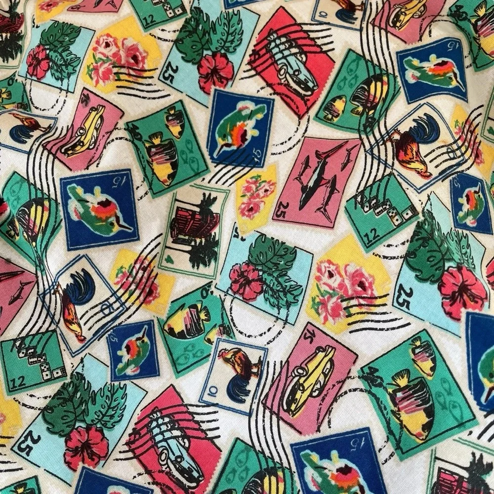 Vera Bradley Mini Ditty Cuban Stamps travel set 2 pieces - Picture 8 of 16